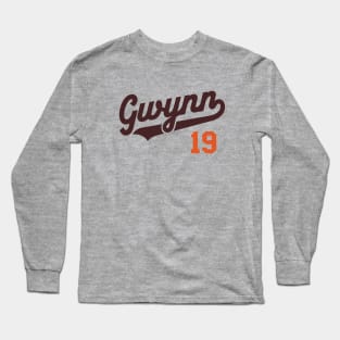 Gwynn 19, San Diego Baseball design Long Sleeve T-Shirt